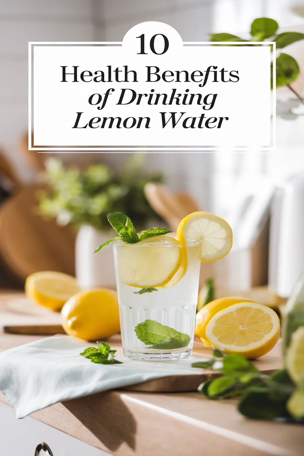 10 Health Benefits of Drinking Lemon Water