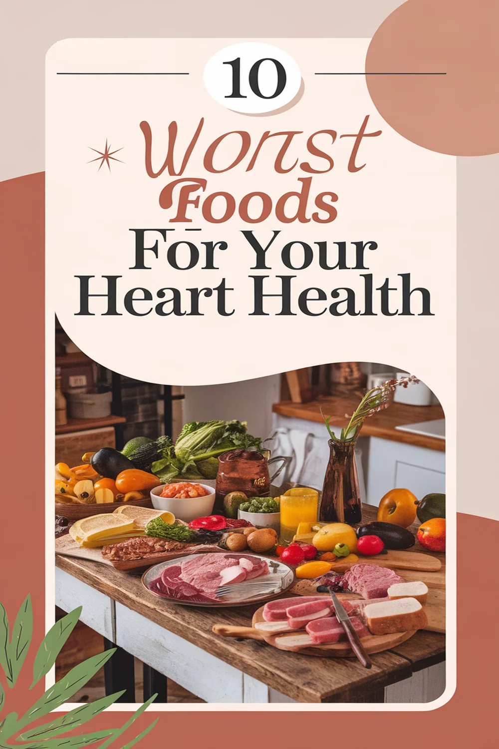 10 Worst Foods for Your Heart Health