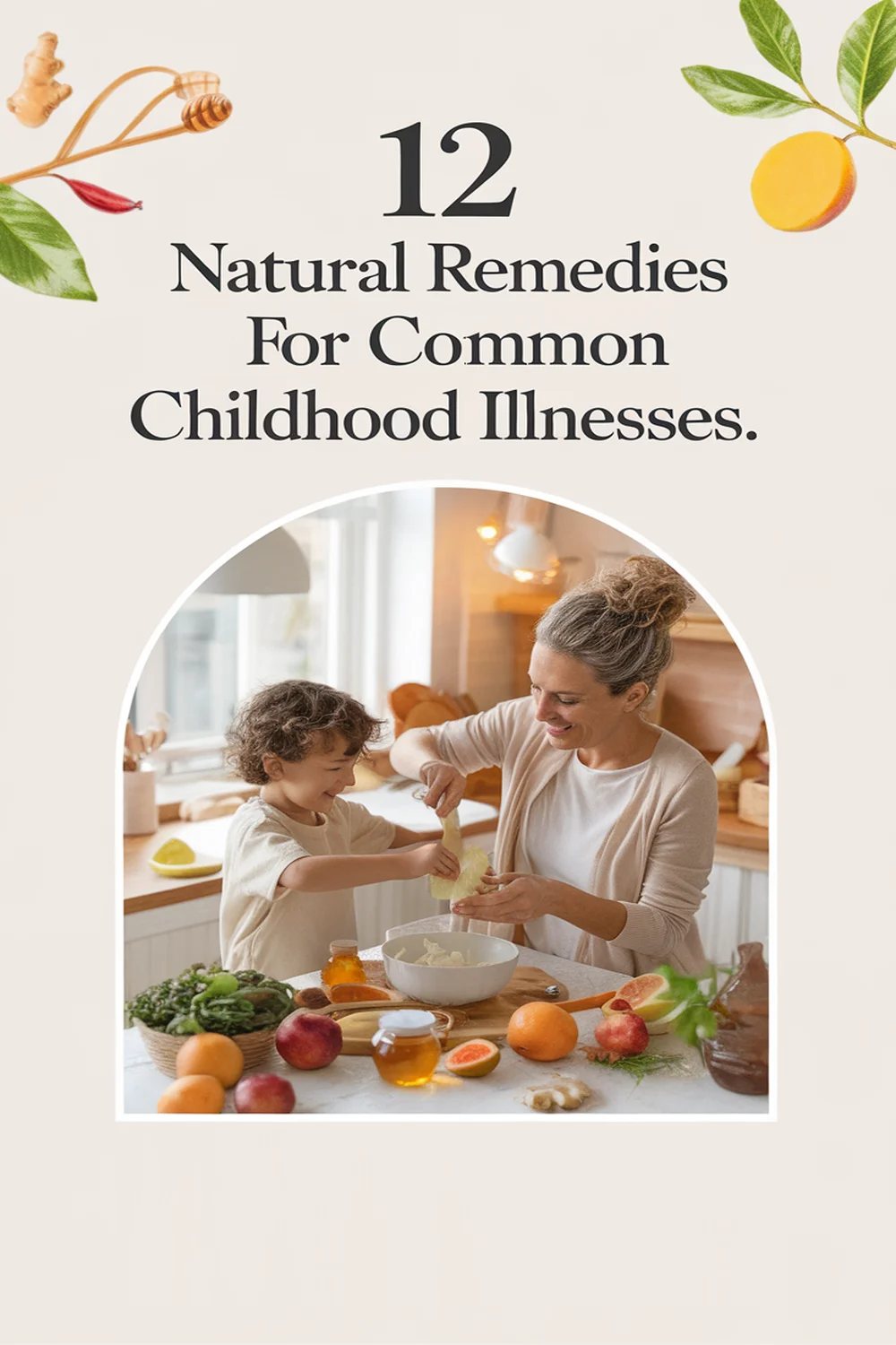 Image for: 12 Natural Remedies for Common Childhood Illnesses