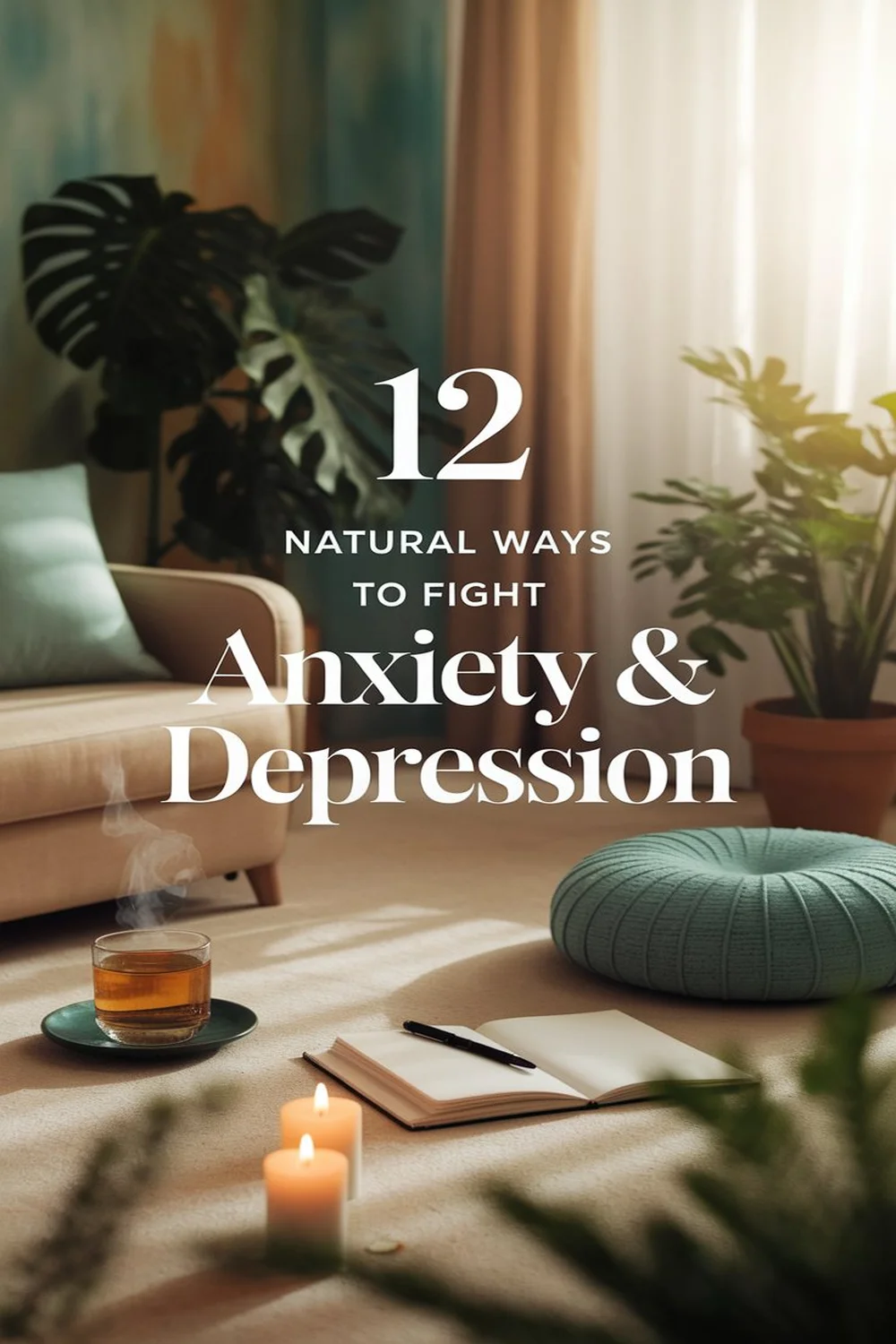 Image for: 12 Natural Ways to Fight Anxiety & Depression