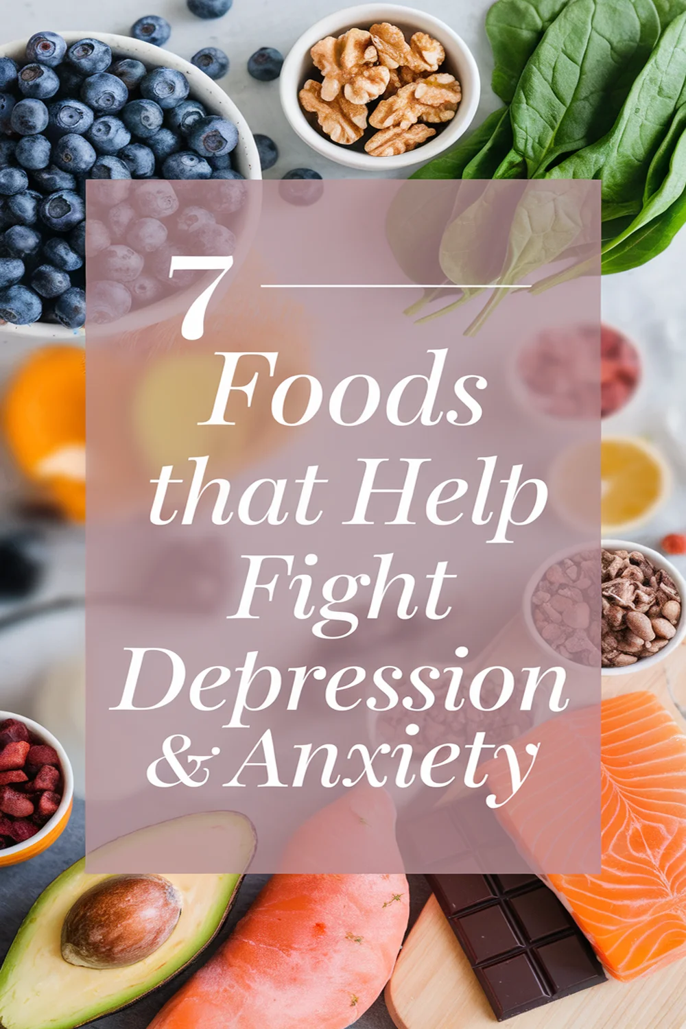 7 Foods That Help Fight Depression & Anxiety