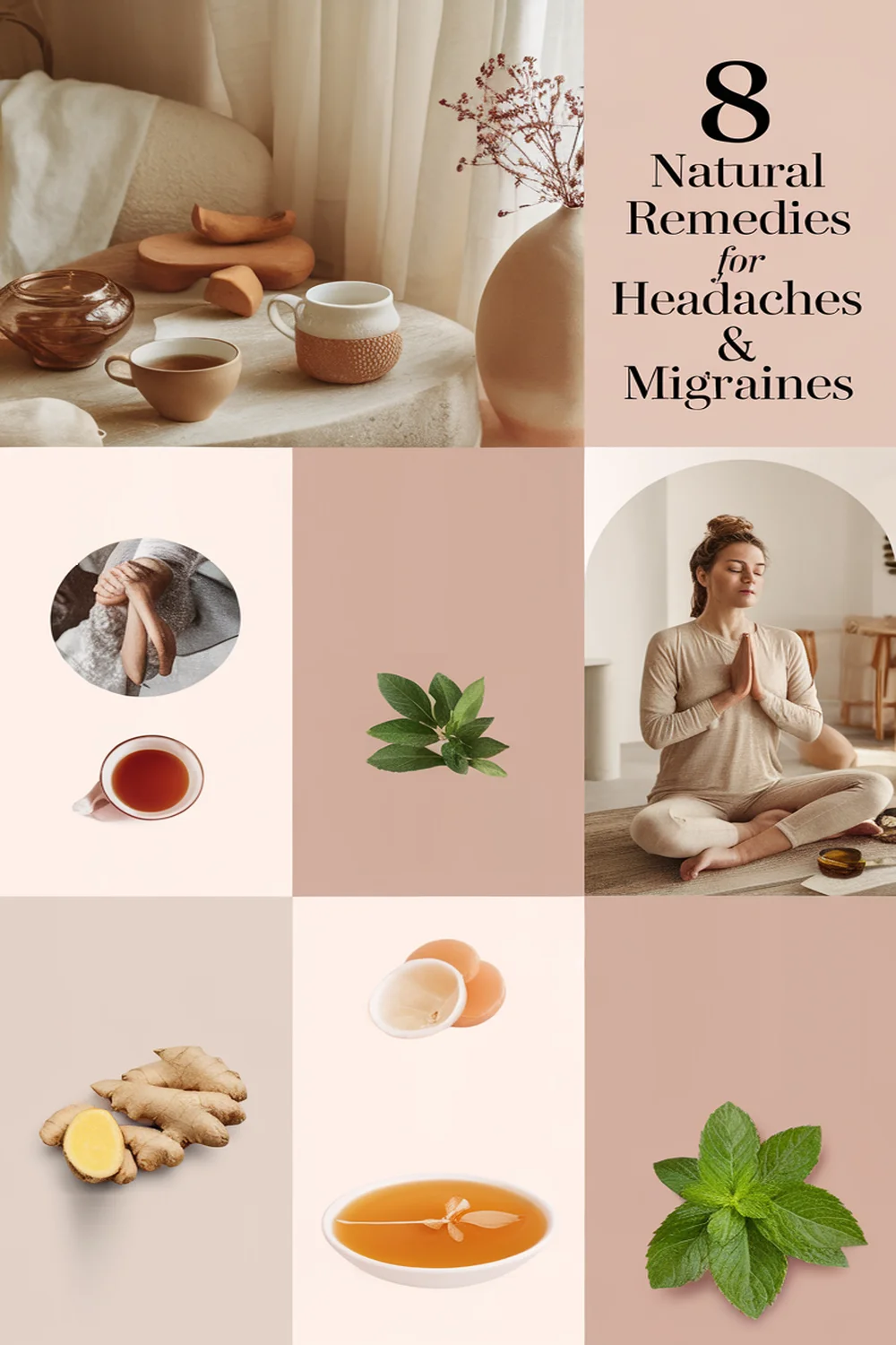 Image for: 8 Natural Remedies for Headaches & Migraines